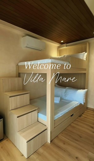 🌊 Barkada getaway made perfect at Villa Mare! Good for 8 pax, our spacious room features 3 cozy bunk beds, 2 bathrooms, and a wide balcony where you can chill and enjoy the view from the second floor. Perfect for late-night kwentuhan, laughter, and unforgettable memories ✨ 📩 Book now! Visit our website or contact us to book your stay: 🌐 Website: villasorrento.ph 📞 Contact us: 0954 438 3798 📨 Email: rsvn@villasorrento.ph 📍 Location: Purok 5, Brgy. Pundaquit, San Antonio, Zambales #VillaSorr