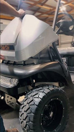 Completed Golf Cart Project. 2018 Club Car Precedent