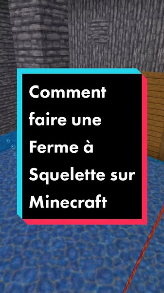 Ferme à Squelette 100% Auto 🦴 #minecraftbedrock #minecraft #minecraftfarm #minecraftskeleton