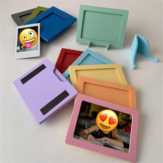 Mini Photo Frame, Pocket Photo Frame, Magnetic Fridge Frame - Etsy