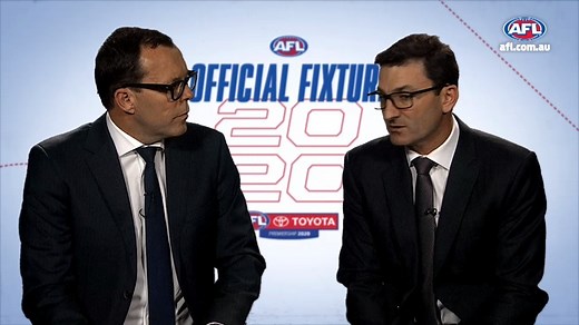 21K views · 87 reactions | The 2020 Toyota AFL Premiership Season fixture has been released and Damian Barrett alongside Travis Auld discuss all the major talking points from the release. | AFL | Facebook