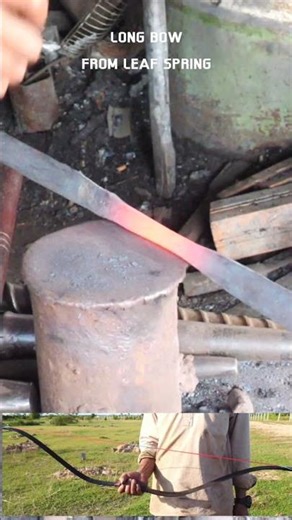 How to forge a long bow #amazingkkdaily #shorts