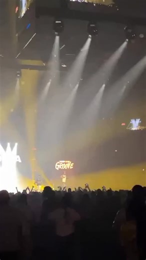The New Times on Instagram: "Rising artiste Diez Dolla performing General Benda’s featured hit song ‘Repete’, as the whole Arena sings word by word along with him."