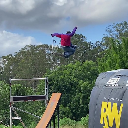 The doctor said I should’ve died. If my pants didn’t get caught in the wheel, I would’ve landed it…