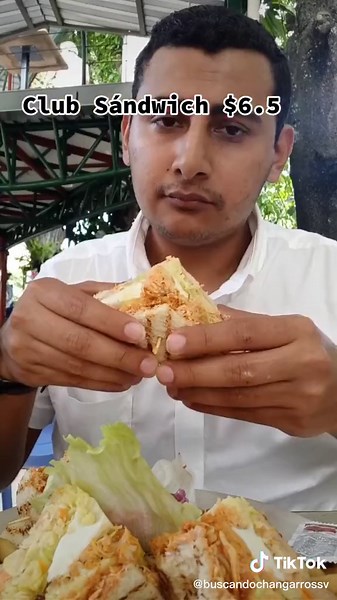 Club Sándwich y Merecumbe en Café de Don Pedro #elsalvador #comida #sivar #food #comidatiktok