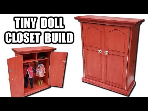 How to Build a Tiny Doll Closet
