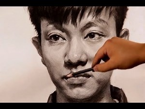 Portrait Drawing in Pencil | Time-lapse