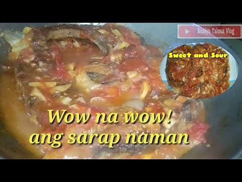 Subukan mo itong pritong isda maya -maya|Talaga naman napakasarap siya|Sweet & Sour Recipe|Analyn