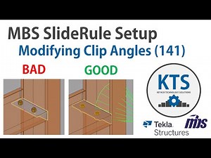MBS Tekla Modeling - Connection Clip Angle 141