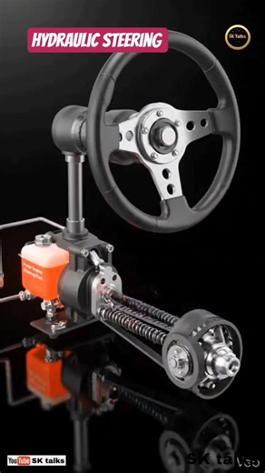 Hydraulic steering . #HydraulicSteering #SteeringSystem #AutomotiveTechnology #CarMaintenance