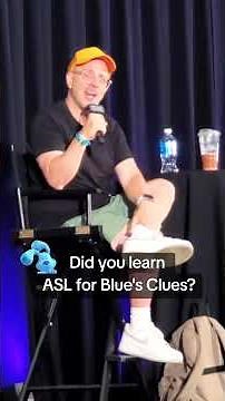 Steve Burns, Q&A, ASL Blue's Clues