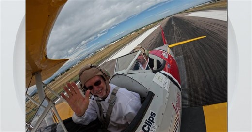 Colorado veterans take dream flight in vintage WWII biplane