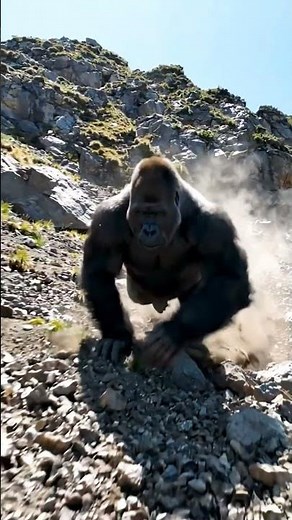 Angry Gorilla Running Towards Camera 😱🦍”