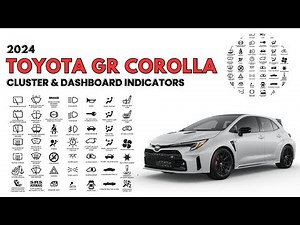 2024 Toyota GR Corolla Cluster Display & Dashboard Warning Indicators