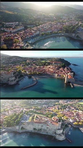 Collioure from Above 🇫🇷 | Stunning Drone Views of the Port, Castle & Pyrenees