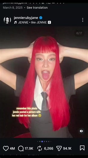 Red Hair Connection: Jennie and V's Album Hints