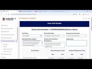 SDMS Pro || Mock Drill || How to enter mock drill details in SDMS Pro