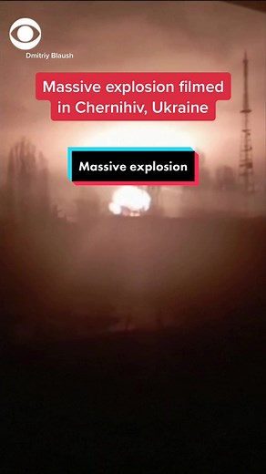 Massive Explosion in Chernihiv, Ukraine | Terrifying Footage