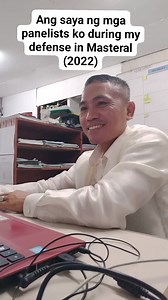 As a student of Master in Public Administration (MPA) #MPA #studentlife #defense #stressreliever #highlights #goodvibes | Roldan Ferrera Fadriquela