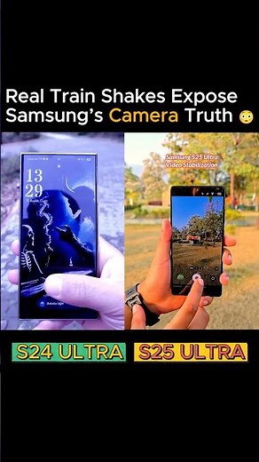 Samsung Galaxy S25 Ultra Vs S24 Ultra Camera Stability Video Stabilization Test #shorts