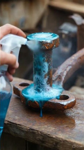 Extreme Rust Removal from Steel Tractor Hitch Pin | Satisfying Farm Tool Restoration