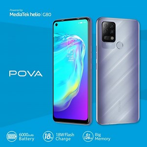 TECNO POVA powered by MediaTek Helio G80
