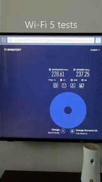 LG tv Wi-Fi speedtest