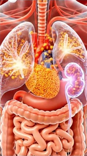 Tangerine Citrus Benefits – Vitamin C for Immunity & Glowing Skin | Human Body 3d Animation #shorts