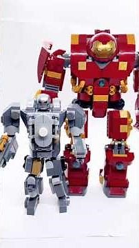 Lego Iron Man Mark 1 and Hulkbuster MOC showcase!
