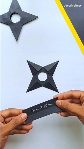 Paper Ninja Star That Flies & Pops Balloons – So Easy & Fun!