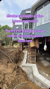 Maybe someday I will tell you how my foundation replacement had to be done twice, due to an error at a concrete plant. That will never happen to one of our clients on my watch. Do we use the same trusted suppliers? You betcha we do, but mistakes can still happen. There’s a lot of wall to set up here so we will wait on psi testing results until we proceed. We will always err on the side of caution rather than find out too late something isn’t right. Connecticut law now requires that any concrete 