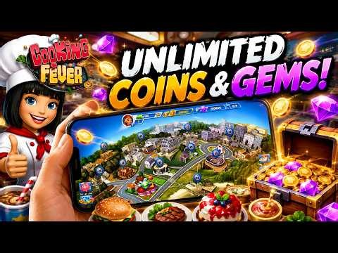 Cooking Fever Hack/Mod Apk - How to Get Unlimited Gems and Coins (iOS Android) 2026
