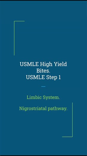 Nail USMLE Step 1: Nigrostriatal Pathway in 60 Seconds! 🧠💥 Master the Nigrostriatal Pathway for USMLE Step 1 with this quick, high-yield breakdown! Learn how dopamine drives motor control, why Parkinson’s and antipsychotics cause EPS, and a snappy mnemonic—SNAP Moves! 🚀 Perfect for med students prepping for neuro and pharm questions. Like, subscribe, and join USMLE High-Yield Bites for more exam-crushing tips! #Step1Prep #MesolimbicPathway #USMLE #MedSchool #LimbicSystem