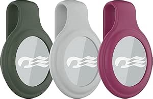 Princess Cruise Medallion Holder Accessory, 2025 Carnival Cruise Ship Essentials Medallion Clip for Men Women (3P-Grey+Dark Green+Wine Red)