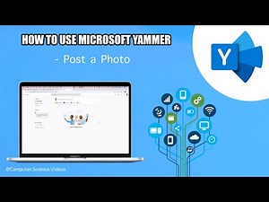 How to USE Microsoft Yammer for Office 365 On a Mac - Tutorial 3 - Post a Photo - Basic Tutorial