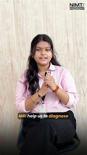 our BMRIT student explains how MRI works, its clinical importance #nimtinstitutions