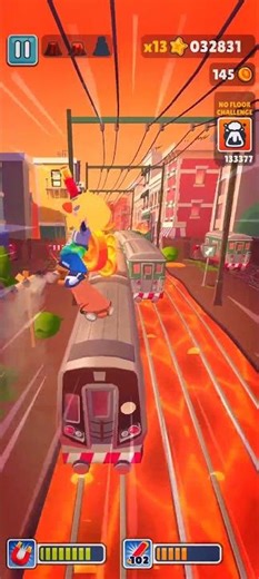 | subway surfers gameplay 133 || 😶 #gameplay #gamefail #subwaysurfers#viral #shorts #offlinezengamer