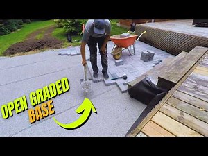Building a Paver Patio on Open Graded Base