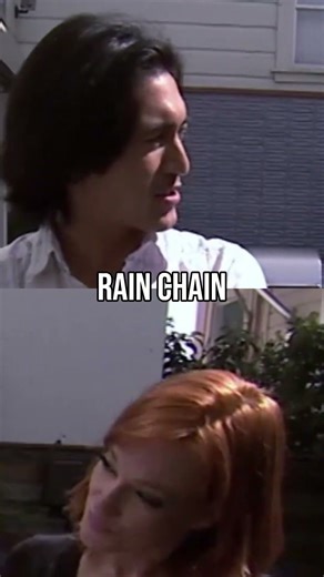 Rain Chain Directs Water to Underground Cisterns