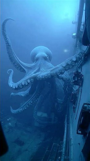 Deep Sea Cam Records Enormous Octopus With Unusual Arm Span