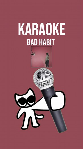Bad Habit by Steve Lacy | Karaoke Song with Lyrics