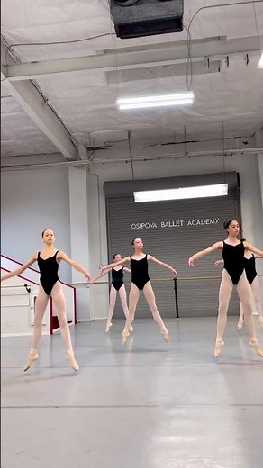 Ballet Class: Small Allegro Combination performed by girls 12-16 years old, California #dance
