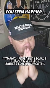 11K views · 306 reactions | im always happy when i dont see the Raiders lose.. #Raiders #Raidernation #lasvegasraiders #happy #happier #nfl #nflmemes #nflcomedy #nflfootball | Joemorleysports | Facebook