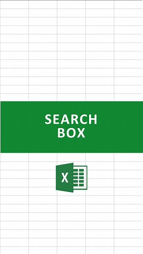 HOW to USE A SEARCH BOX Don’t forget to ❤️ and follow for more tips #excel #exceltips #exceltricks #exceltemplates #spreadsheets #cheatcheets #finance #accounting #exceltraining #workhacks #tutorials #excelformulas #excelideas #exceleasy #excelformulasandfuncyions #microsoftexcel