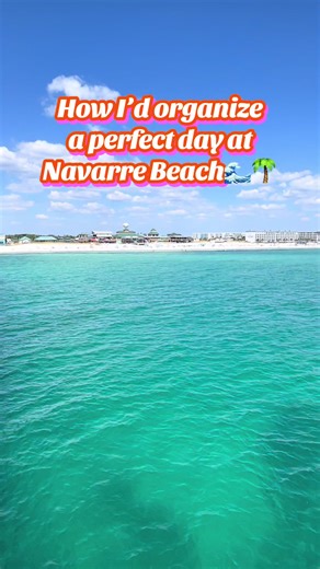 What does your perfect beach day look like? 😍🌊Here’s how I would organize the PERFECT beach day at Navarre Beach!☺️ #navarrebeach #navarrebeachflorida #beachday #perfectbeachday #floridabeach