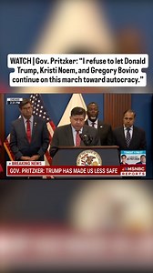 WATCH | Gov. Pritzker: “I refuse to let Donald Trump, Kristi Noem, and Gregory Bovino continue on this march toward autocracy.” | Voz Media