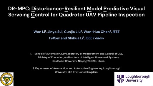 [IROS2025] Dr. MPC: 面向无人机管道巡检的抗干扰模型预测视觉伺服控制