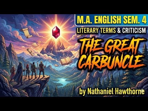 The Great Carbuncle by Nathaniel Hawthorne | MGSU M.A. English Sem. 4