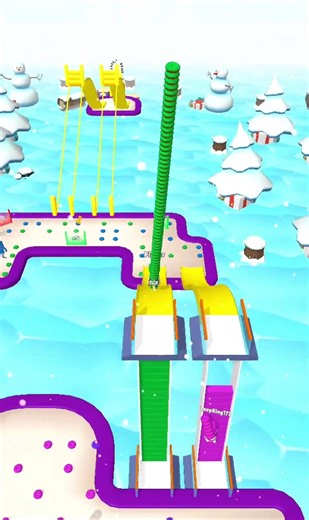 Can’t Stop Me! 🏃‍♂️💨 | Bridge Race Pro Moves #shorts #game #Bridge race #mini Gaming x