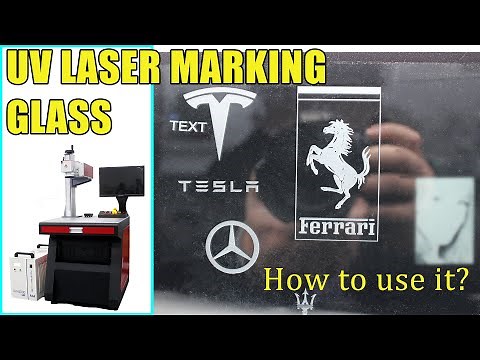 UV laser marking machine for glass engraving